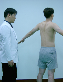 견관절의 능동 외전 검사