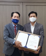 온라인 강의 우수교원 선정(김정수, 송용교수)